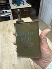Original WW2 US Army Military MG Machine Gun Oil  Can with Brass Spout