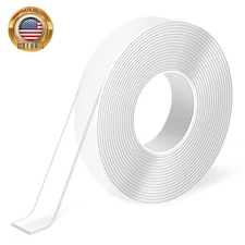 Double-Sided Mounting Tape (10FT), Multipurpose Removable Adhesive Foam Tape, Tr