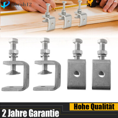 4 Stück Edelstahl C-Klemme Tiger Klemme Holzbearbeitung Klemme Heavy Duty DE