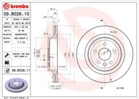 Brembo 2 Bremsscheiben Coated Disc Line BelüFtet 302 Mm (09.B026.11) |