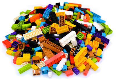 LEGO  Steine bunt 500 stk NEU Standard Basis Konvolut Nur hohe Basic Steine 3001