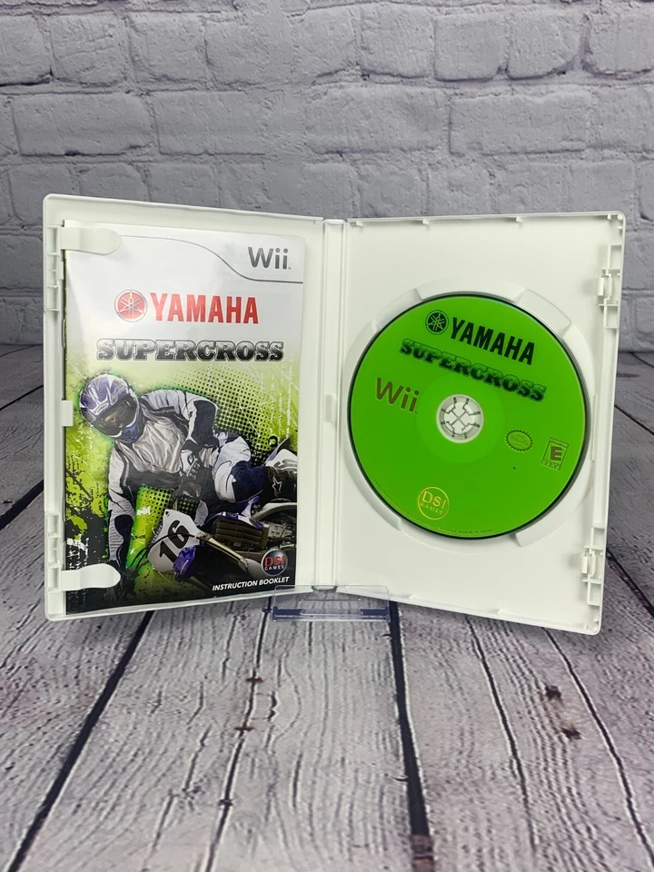 Yamaha Supercross (Wii, 2008) CIB Complete VG Disc - Image 3 of 4