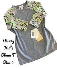 NWT LulaRoe Kid s DISNEY Pluto Sloan Raglan T- Toddler Size 4