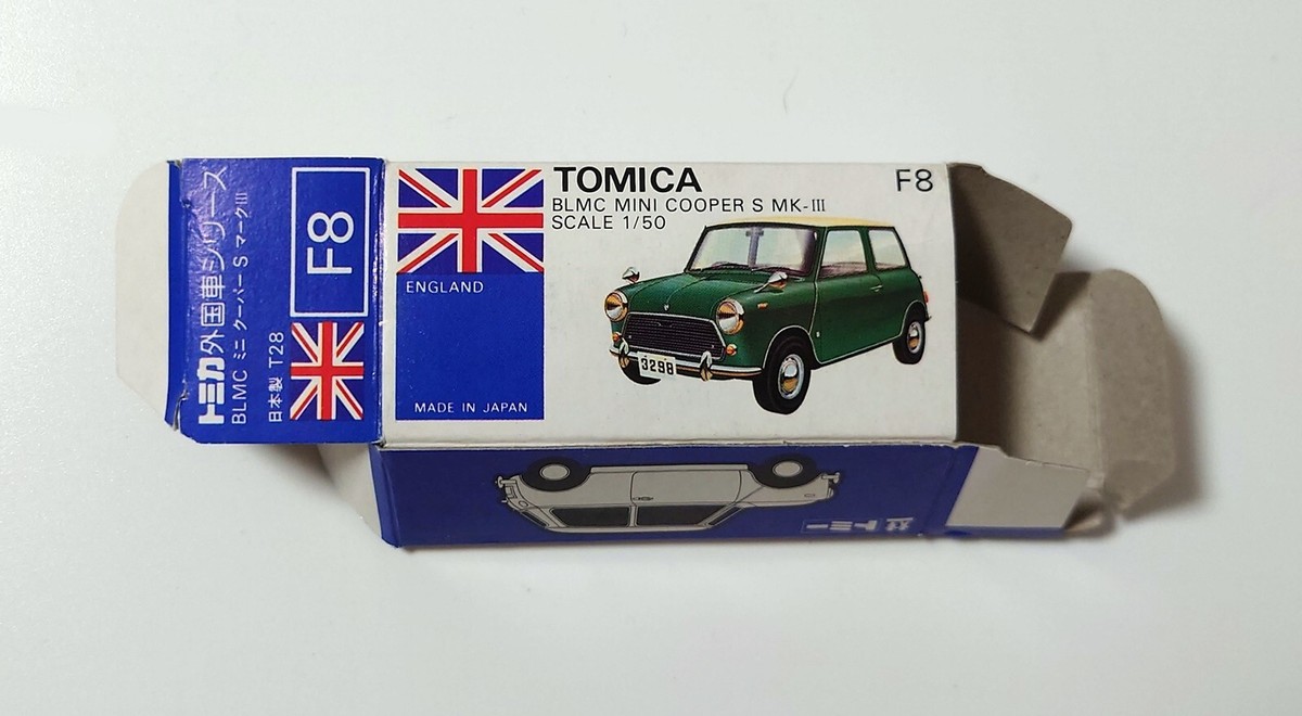 トミカ DINKY BLMC MINI COOPER S 1/50 Tomica BLMC Mini Cooper S Mk3 F8 made in Japan 1/50 Mini 30