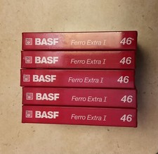 5 cassette BASF Ferro Extra 1 - 46 min 