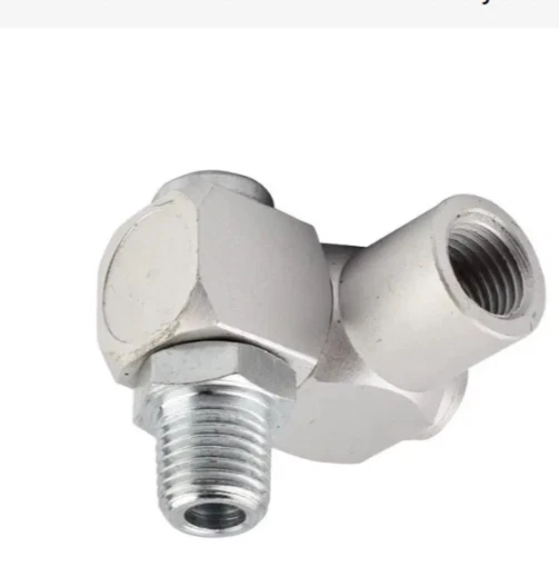 Swivel Joint Air Line Connector 1/4" BSP Male Female Fitting Flexible Joint  - Image 3 of 3