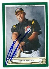 Ronny Paulino autographed baseball card (Pirates) 2005 Upper Deck Origins #269