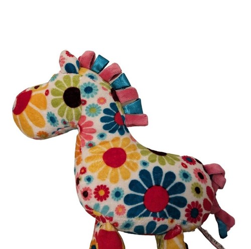 Douglas The Cuddle Toy Flower Power Pony 10” Plush 2010 TieDye Boho Stuffie EUC - Picture 2 of 15