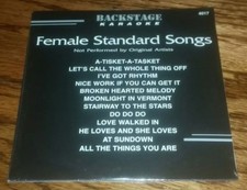 BACKSTAGE KARAOKE 4017 FEMALE STANDARD SONGS CD G FACTORY SEALED BRAND NEW