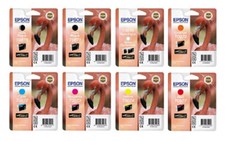 Set 9 x Inchiostro Originale Epson Stylus Photo R1900 / T0870 T0872 T0873 T0874 -T0879