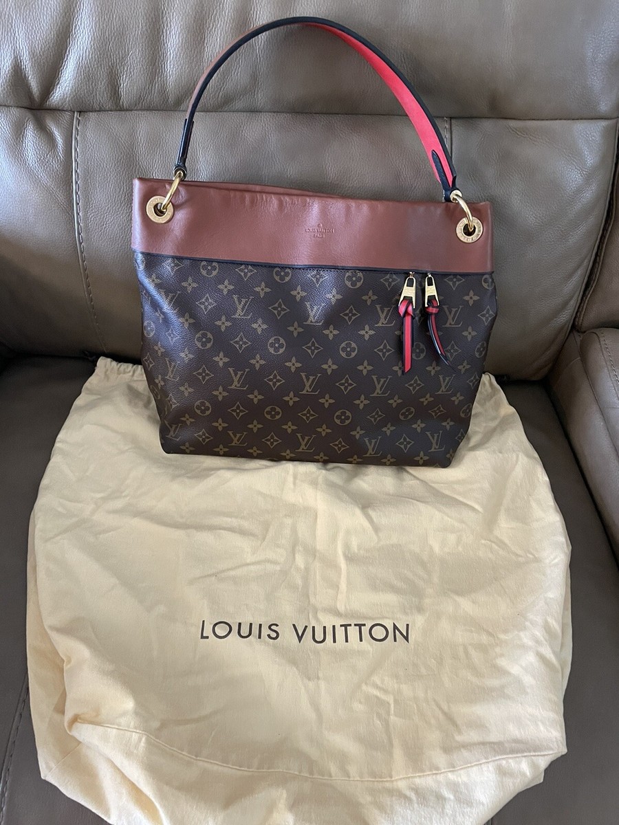 Louis Vuitton Tuileries Hobo Monogram Canvas with Leather With