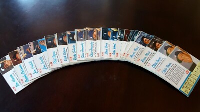 1962 post cereal baseball cards #1 to #100, hand cut, complete your set