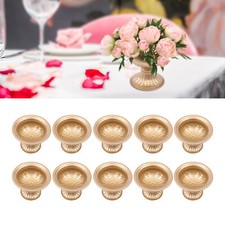 10PCS Metal Planter Elegant Wedding Centerpieces Vase for Wedding Party Decor