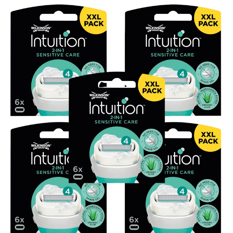 Wilkinson Intuition Sensitive Care Rasierklingen Auswahl 6-30er in OVP o.Blister