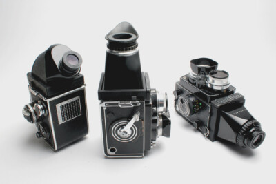 Hasselblad Chimney Finder Magnifying Hood adapter for Rolleiflex