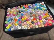 Ohuhu Illustration Markers 200 Colors 201 Markers Thick and Thin Both Ends N/M