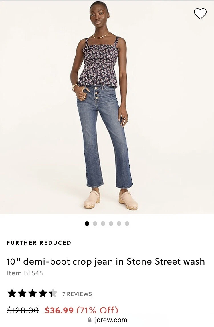 How to Wear Demi-Boot Crop Jeans