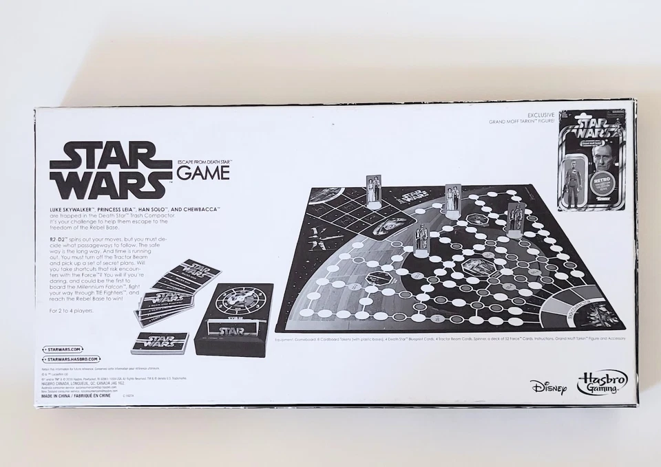 Star Wars Escape From Death Star Juego de Mesa Grand Moff Tarkin Figura NO INCLUYE Foto 4 de 4