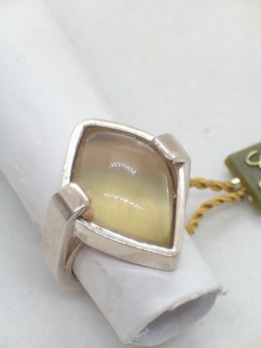 Silver Ring 925 With Fluorite Natural - Stone Semiprecious - Bulk - Picture 2 of 9