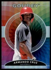 2022 Goodwin Champions Goudey Platinum Rainbow Color Wheel #GP22 Armando Cruz RC