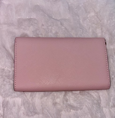 Kate Spade Cedar Street Pale Pink Leather Trifold iPhone Wallet $118 - Picture 19 of 20