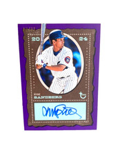 FREE SHIP: 2024 Topps Brooklyn Collection Ryne Sandberg Purple Auto /15 Cubs