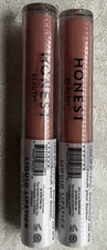 2 HONEST BEAUTY LIQUID LIPSTICK W/AVOCADO OIL & HYALURONIC ACID "OFF DUTY" NEW