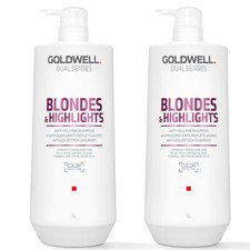 Goldwell Dualsenses Blondes & Highlights Anti-Gelbstich Shampoo 2x1000 ml aus DE