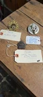 3 Old Vintage WWII Canadian Canada Military Army Medal Pin Hat Badge Mixed Lot