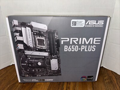 ASUS PRIME B650-PLUS AMD B650 AM5 Ryzen Desktop ATX Motherboard Fast Shipping