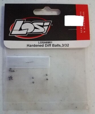 Losi # 6951  Hardened Diff Balls,3/32  MIB