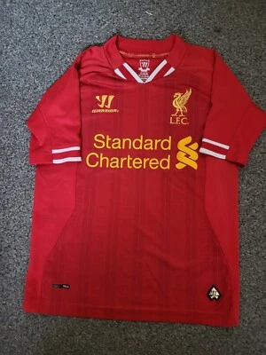 FC LIVERPOOL home jersey shirt WARRIOR 2014SIZE SB (Small Boys) - Image 1 of 2