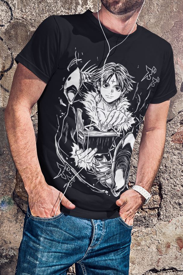 Chrollo Lucilfer T-shirt Hunter X Hunter HXH Anime Graphic Tee All