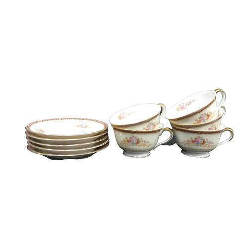 Noritake 7056 Christina Ivory China 12 Piece Set Of 6 Each Cups