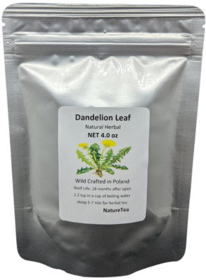 Dandelion Leaf - Dried Taraxacum officinale Loose Leaf from Eastern Europe 