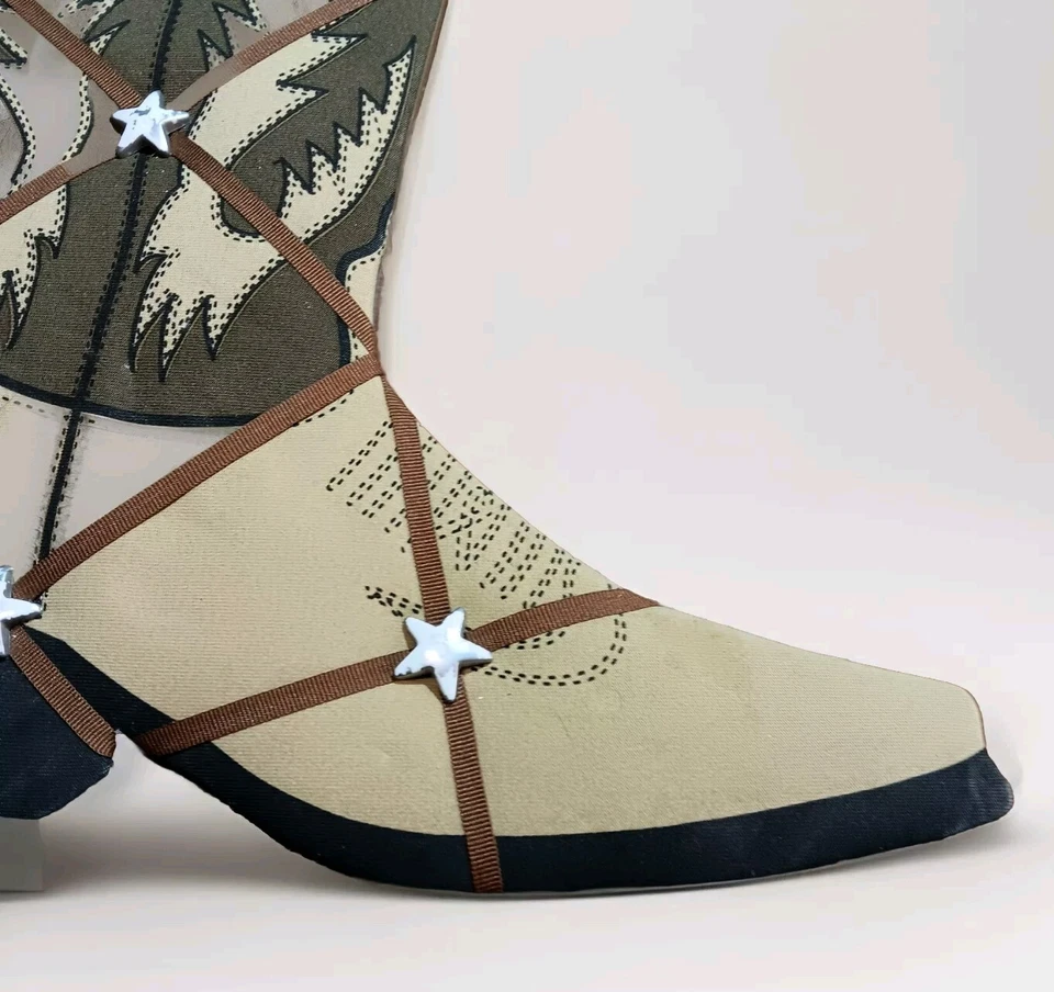 Western Cowboy Boot Memo Board Message Board Bulletin Board - Image 4 of 4