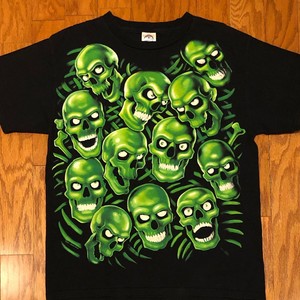 three six mafia shirt skulls