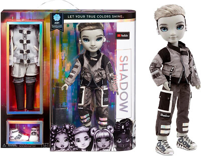 GLITTER BABIES Shadow High Serie ASH Silverstone - Modepuppe in Grautönen  neu