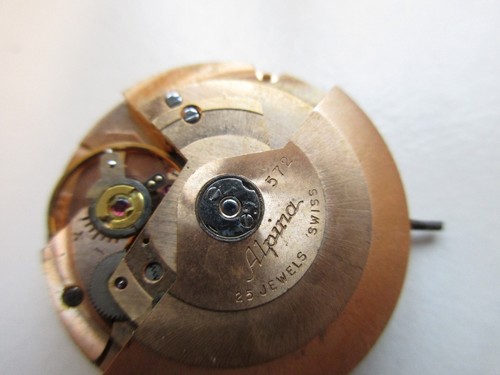 Alpina cal. 572 Swiss automatic watch movement - for use of parts - Picture 5 of 7
