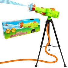 Mega Water Gun for Garden | Tripod Mounted | Connects to Hose | Outdoor Garden
