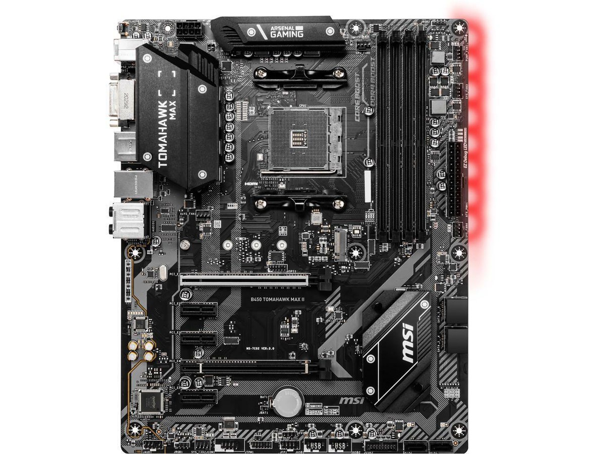 MSI B450 TOMAHAWK MAX II AM4 AMD B450 SATA 6Gb/s ATX AMD