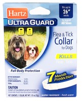 Hartz Ultraguard Flea & Tick Collar Protect Dogs All Sizes Up To 26 Necks Hartz Ultraguard Flea & Tick Collar Protect Dogs All Sizes Up To 26 Necks