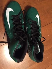 Nike Men's Alpha Strike 2 3/4 TD Football Cleat Forest Green/White Sz 16