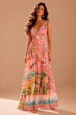 Vestido Camilla The Sister Sunset Corbata Hombro Talla M PVP $799