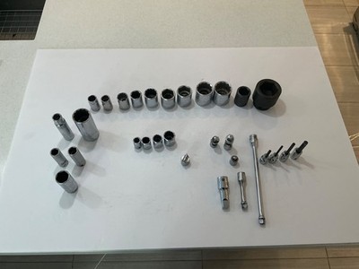 Asst Proto sockets, extensions, universals, 31 pc all for $65 USA made