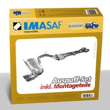 IMASAF Auspuffset ab Kat f&uuml;r Mercedes G-Klasse W463 G 300 TD | Mittelrohr+ESD