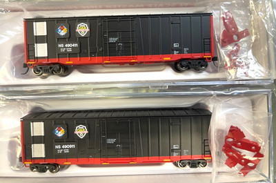 Atlas N Scale First Responders Boxcars, #50003755 & #50003755