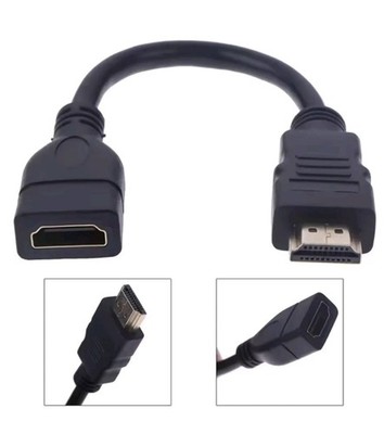 4.5'' HDMI Extension Cable Male to Female HDMI Cable Extender UHD TV PC PS5 XBOX