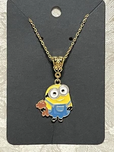 Dessin animé Minions Charm Pendentif Collier Or Fashion Festival Nouveauté