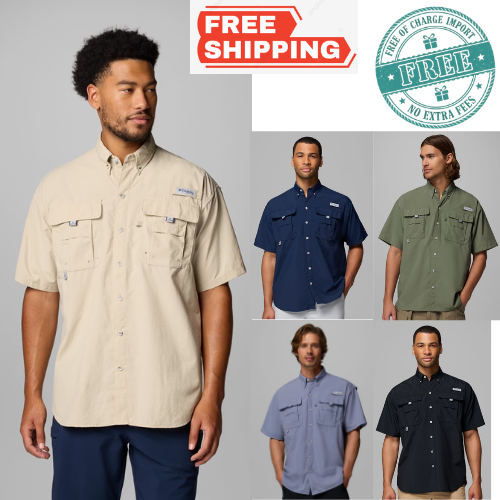 Columbia Men's PFG Bahama™ II Short Sleeve Shirt, Size Standard